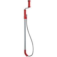 RIDGID 59787 Desatascadora para inodoros K-3- Espiral de cable helicoidal para desatascar inodoros de 90 cm con cabeza…